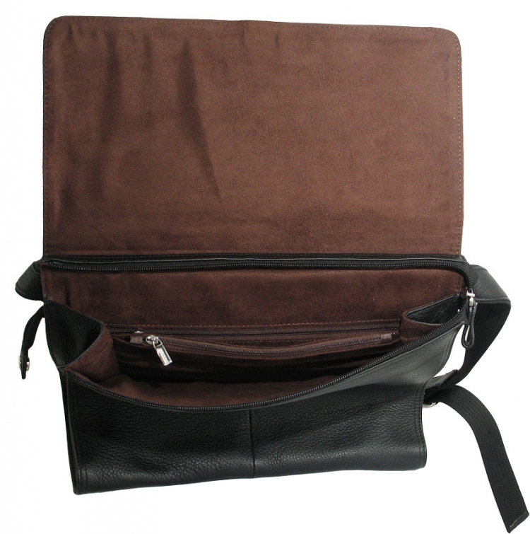 Кожаная сумка портфель трансформер IP Collection 384-76.3