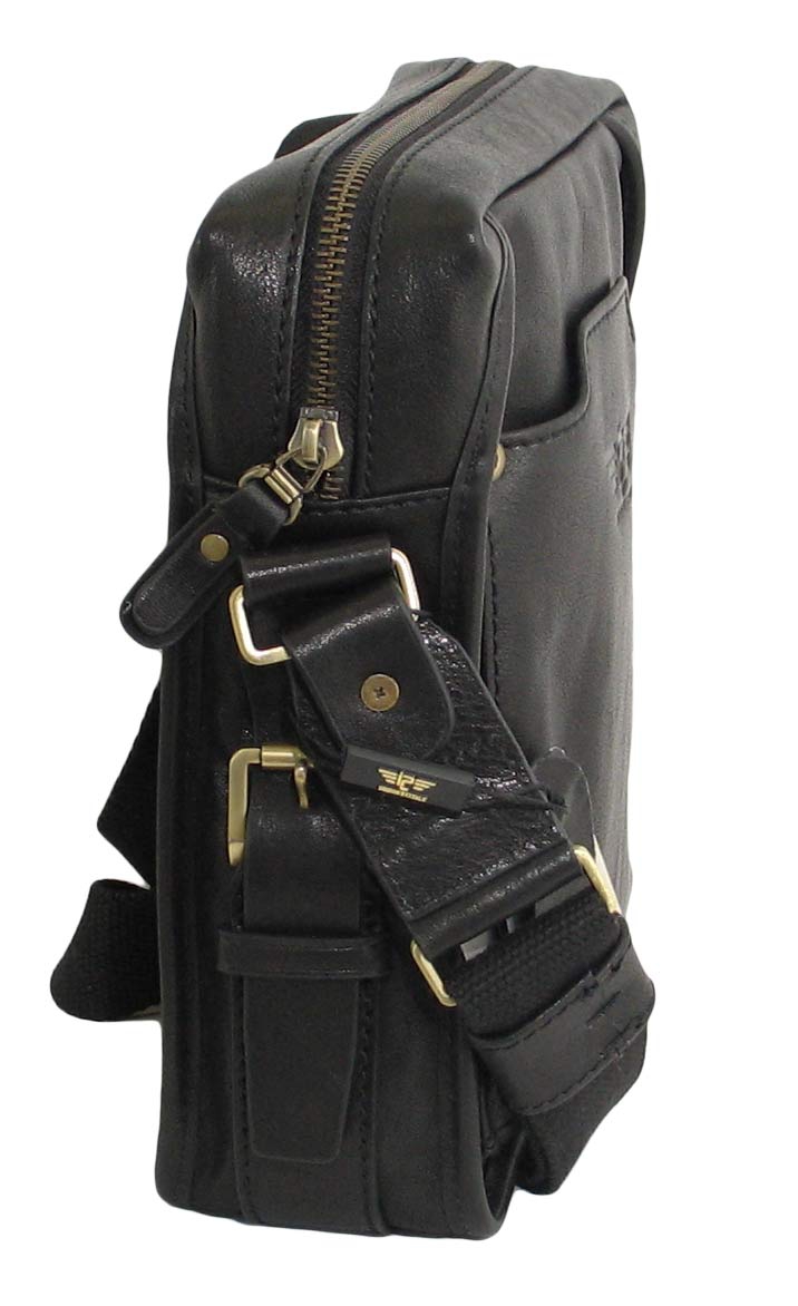  Кожаная сумка с плевым ремнем IP Collection80110-9-3.3