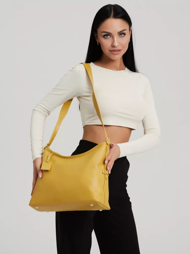 Сумка женская шоппер Paul Rayner yellow 8214