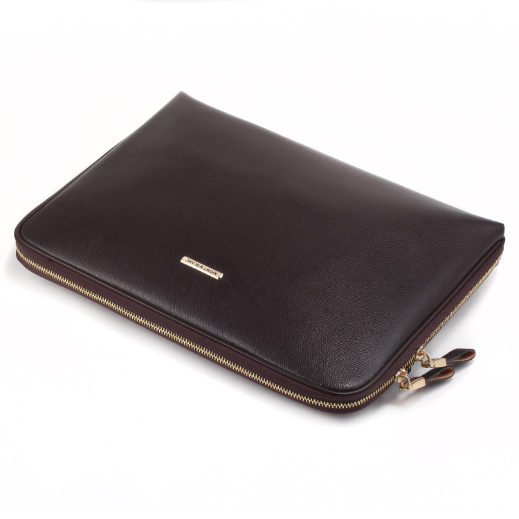 Папка для документов коричневая кожаная Mont Blanc-2665