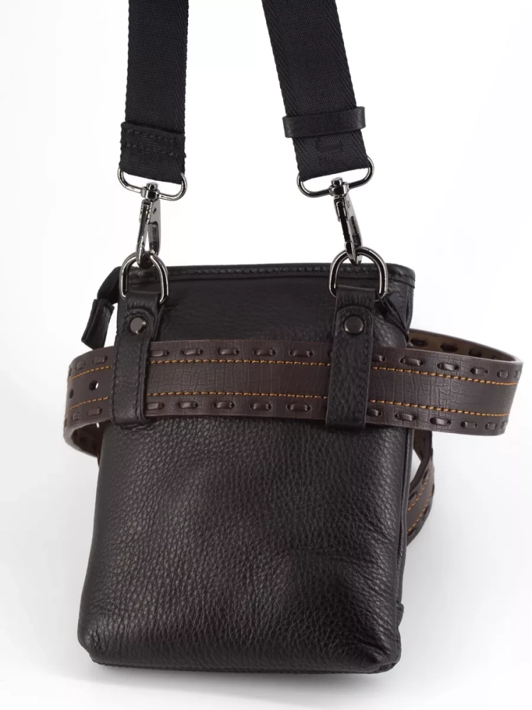 Мужская сумка на пояс и плечевым ремнем Jancarlo Baretti 2512 