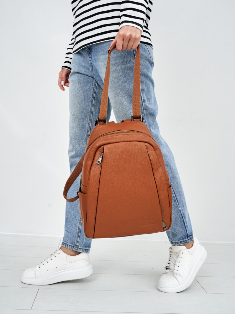 Рюкзак женский коричневый Paul Rayner Wendy brown 1048