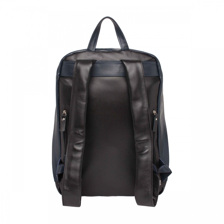 Кожаный рюкзак Adams Dark Blue/Black