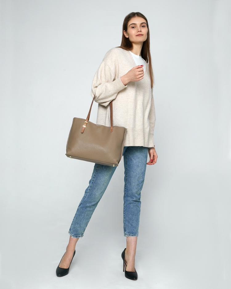 Женская сумка шоппер Paul Rayner grey