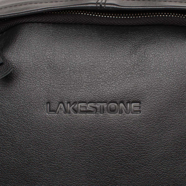 Рюкзак кожаный Adams Dark Black