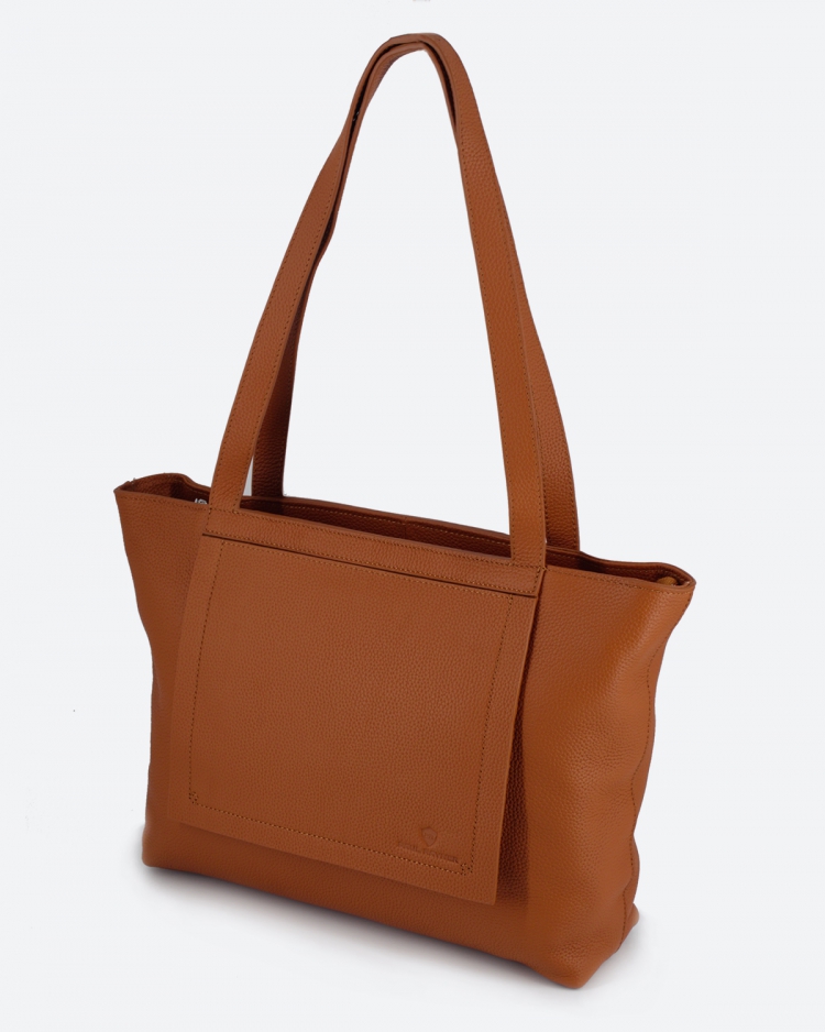 Сумка женская шоппер Paul Rayner brown Gloria 3188