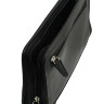 Черная мужская барсетка с короткой ручкой IP Collection 8525-20.2
