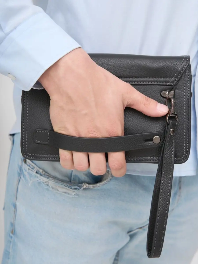 Мужской клатч кожаный Paul Rayner 1645-7