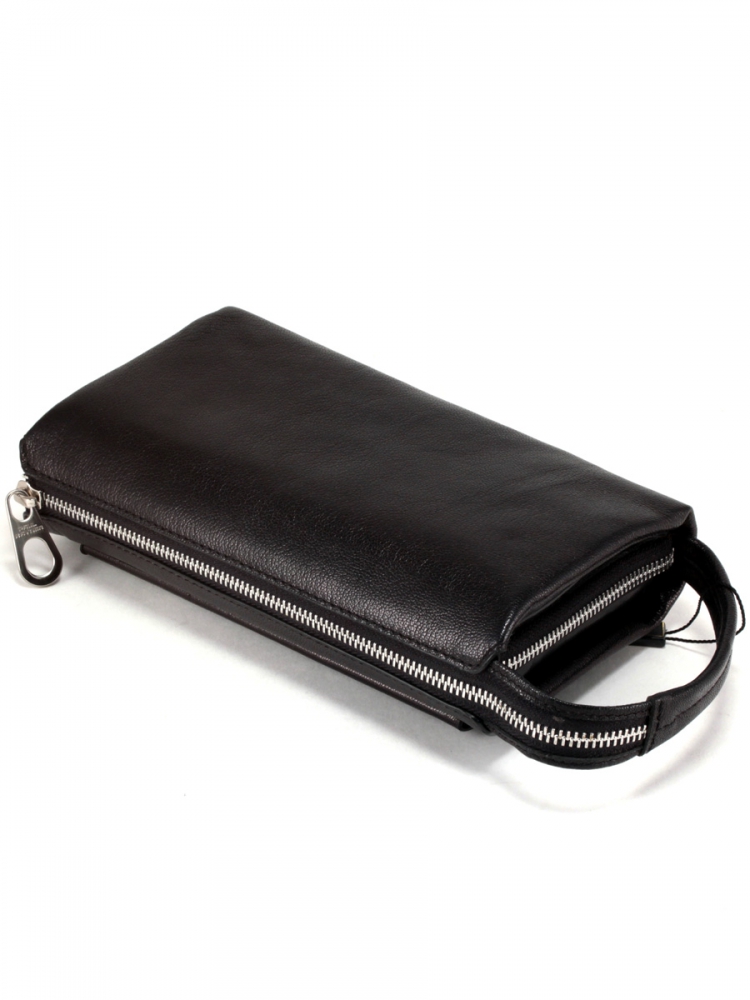 Кожаный мужской клатч с кистевым ремнем Paul Rayner 03538059-357