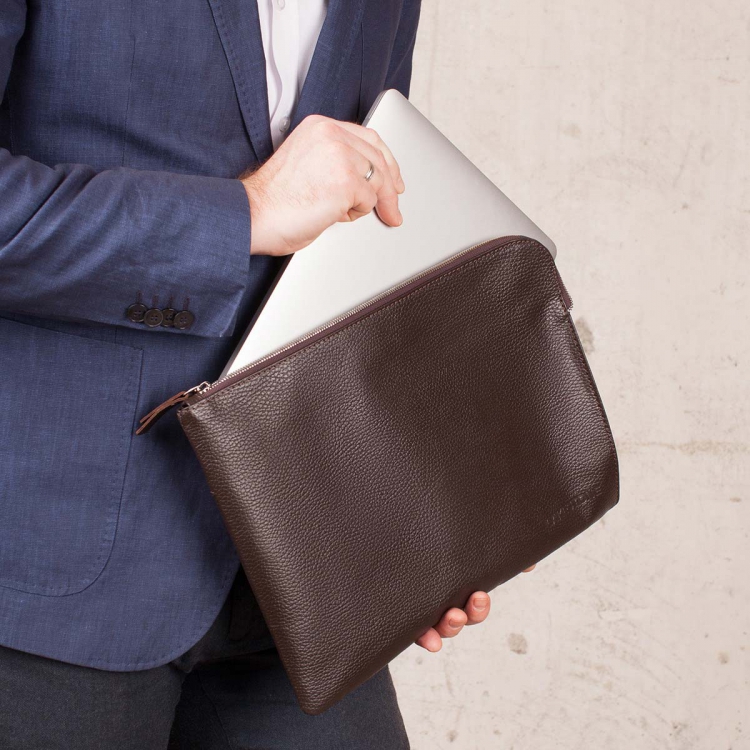 Кожаная папка для документов Bampton Brown