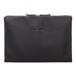 Черная кожаная папка для документов Glenwood Black