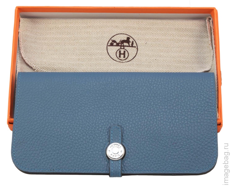 Женский кошелёк Hermes blue 535 HE-7299
