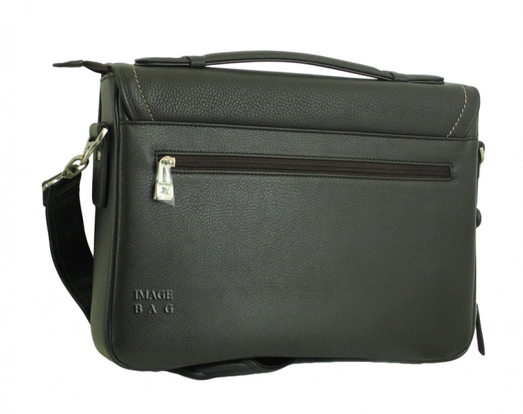 Коричневая деловая сумка-портфель WSTPolo 8104-3