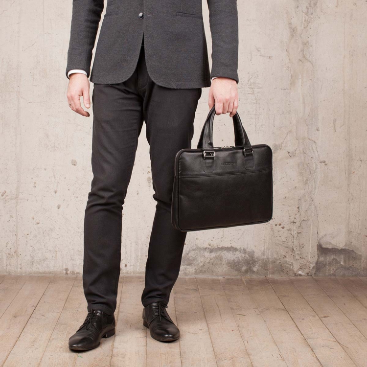 Деловая мужская сумка Anson Black