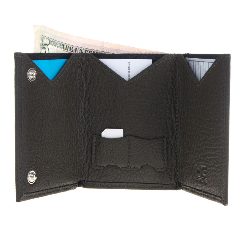 Визитница кожаная Galib 11M001A1-1-DK.GREEN