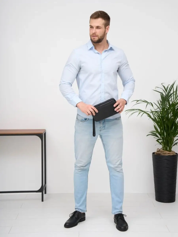 Кожаный клатч мужской универсальный Paul Rayner 0365270-10