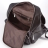 Женский кожаный городской рюкзак PR черный 1029