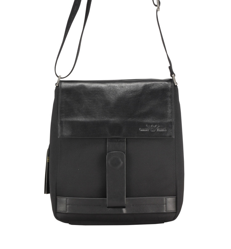 Комбинированая сумка с наплечным ремнем Giorgio Armani_8536